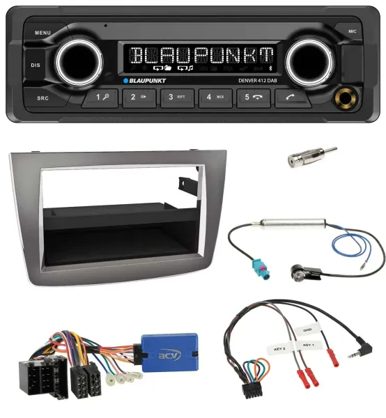 Blaupunkt Bluetooth DAB Lenkrad USB Autoradio für Alfa Romeo Mito 955 13-18 ISO