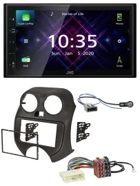JVC DAB 2DIN MP3 Bluetooth USB Autoradio für Nissan Micra (10-13)