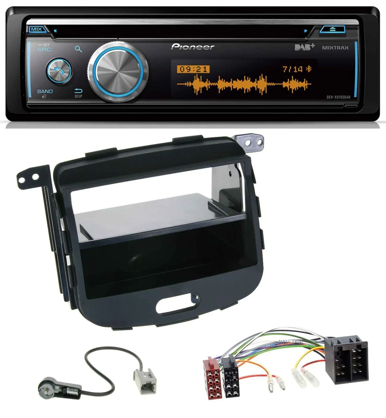 Автомагнитола Pioneer MP3 DAB USB CD Bluetooth для Hyundai i10 (2008–2013)