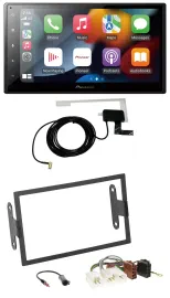 Автомагнитола Pioneer 2-DIN, Bluetooth, DAB, USB, MP3 для Nissan 200SX/240SX (1994–1998)