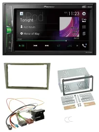 Pioneer 2DIN MP3 DAB USB Bluetooth Autoradio für Opel Corsa D Astra H Zafira B s