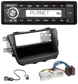 Continental USB 1DIN AUX DAB MP3 Autoradio für Kia Sorento II XM Facelift 12-15