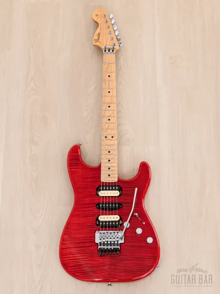 Электрогитара Fender Michiya Haruhata Stratocaster HSH Transparent Pink w/gigbag Japan 2020