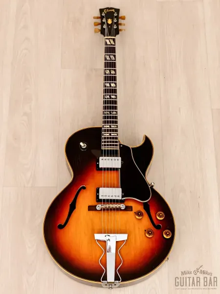 Электрогитара полуакустическая Gibson ES-175 D Archtop HH Sunburst w/case USA 1968