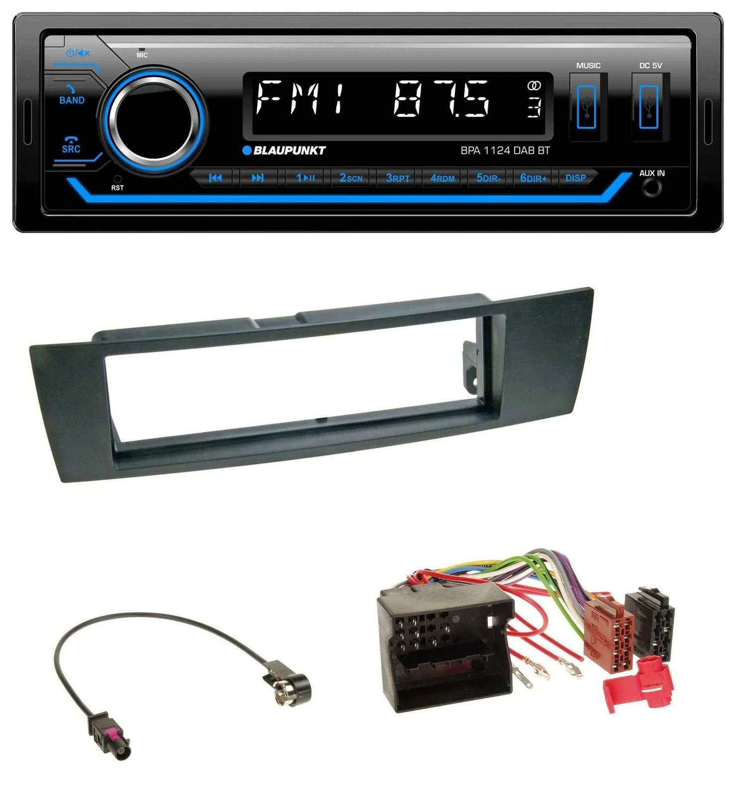 Blaupunkt Bluetooth USB DAB MP3 Autoradio für BMW 1er E87 3er E90-3 X1 E84 Z4 E8