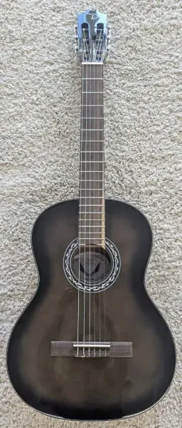 Dean Model # EC BKB Espana Classical Nylon String Acoustic Guitar in Blackburst