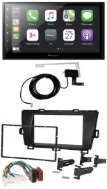 Pioneer USB MP3 2DIN Bluetooth DAB Autoradio für Toyota Prius (2009-2012)