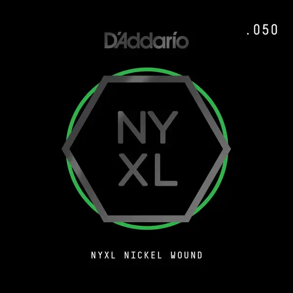 Струна одиночная D'Addario NYNW050 NYXL Nickel Wound Single 050