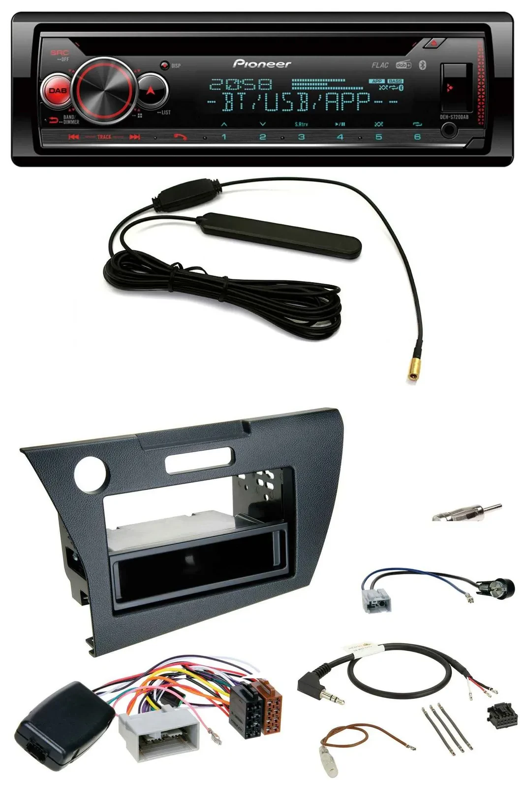 Автомагнитола Pioneer USB DAB Bluetooth CD для Honda CR-Z (2010–2013)