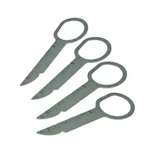 Entriegelungswerkzeug für AUDI VW Mercedes Ford waagerechter Schlitz 4er Set