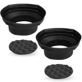 NVX XBAF68 Foldable silicone 6x8" speaker baffle with egg crate foam