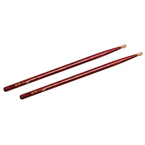 Барабанные палочки Vater VCR5BW 5B Red Sparkle