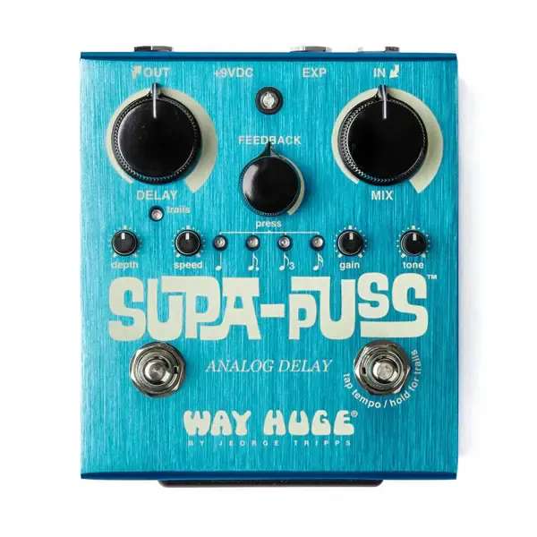 Педаль эффектов для электрогитары Way Huge WHE707 Supa-Puss Tap Tempo Analog Delay