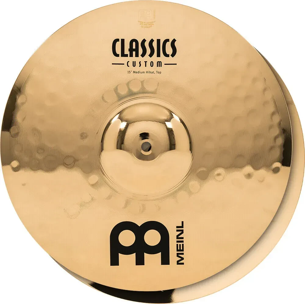 Тарелка барабанная MEINL 15" Classics Custom Brilliant Hi-Hat (пара)
