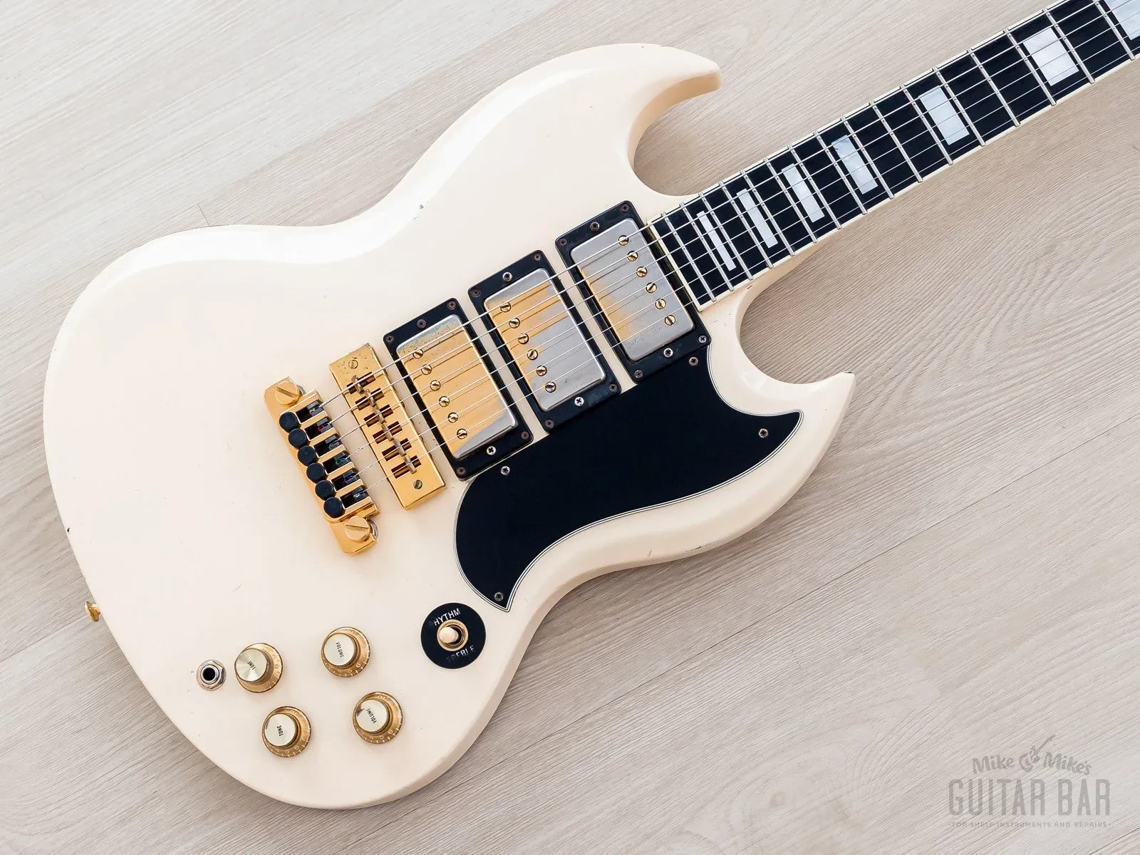 1978 Gibson SG Custom 3-Pickup Vintage Guitar Alpine White w/ T Tops, Case