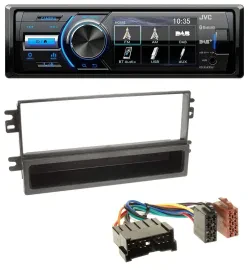 Автомагнитола JVC Bluetooth MP3 USB DAB для Kia Carnival (2001–2006), Carens (с 2003)