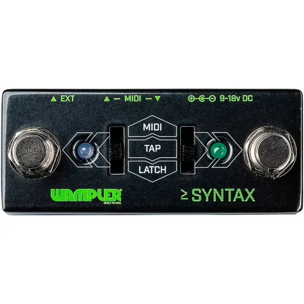 Midi-контроллер Wampler Syntax Dual Sided Midi Program Tap-Tempo