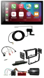 Pioneer USB Bluetooth DAB Lenkrad 2DIN Autoradio für Mazda 3 2003-2009 schwarz
