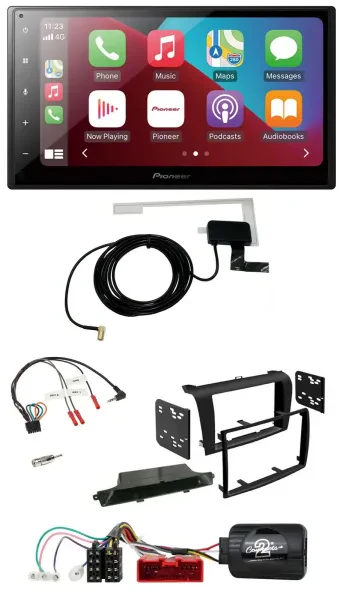 Pioneer USB Bluetooth DAB Lenkrad 2DIN Autoradio für Mazda 3 2003-2009 schwarz