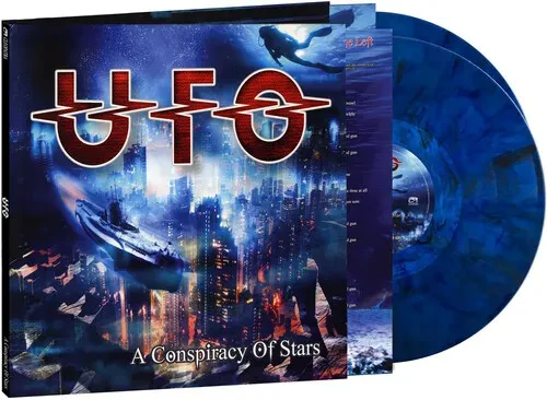 Виниловая пластинка UFO - A Conspiracy Of Stars [New Vinyl LP] Black, Blue, Colored Vinyl, Ltd Ed