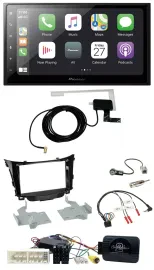 Автомагнитола Pioneer 2 DIN Bluetooth DAB USB для Hyundai i30 (с 2017)