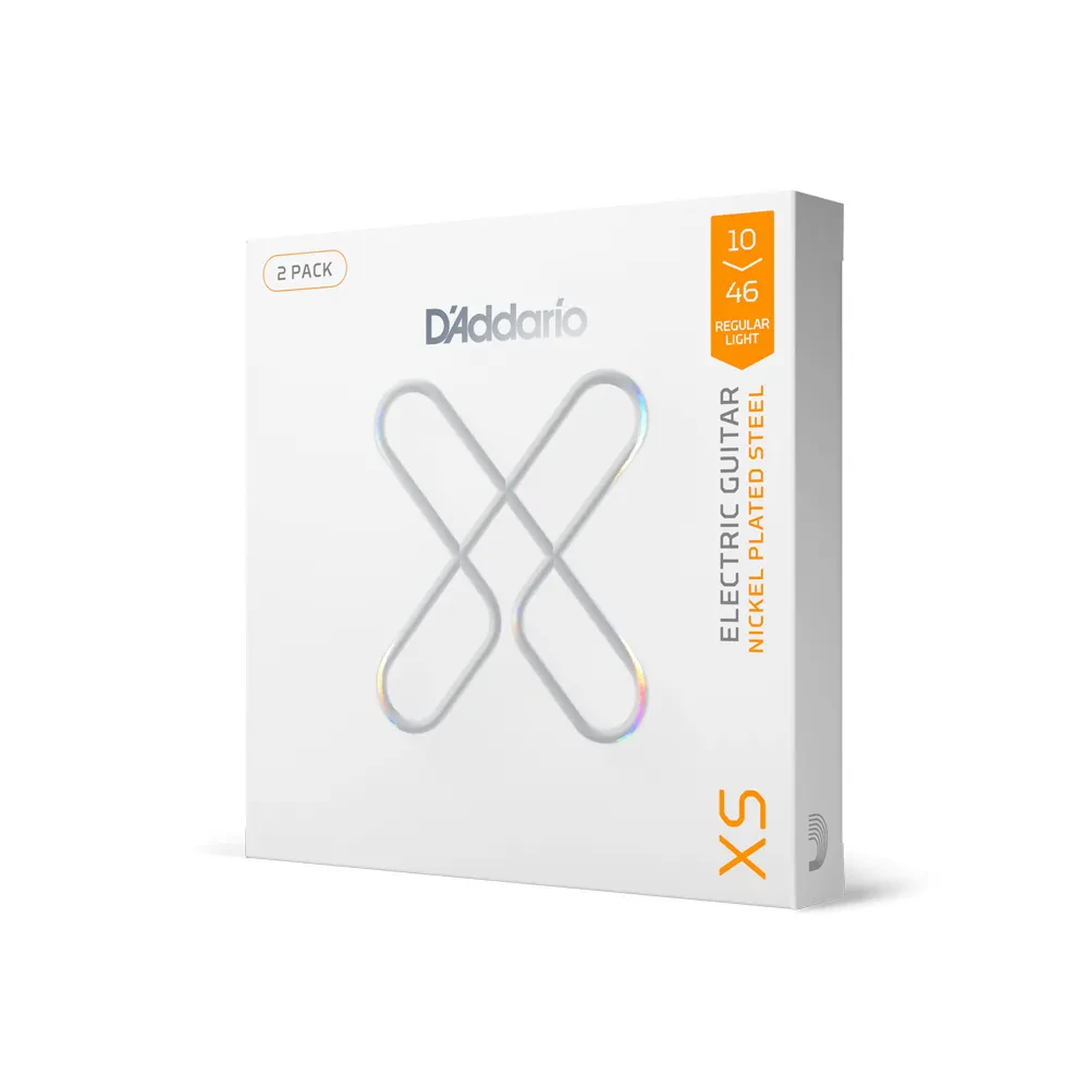 Струны для электрогитары D'Addario XSE1046-2P XS Nickel никелированные 10-46 (набор, 2 шт.)