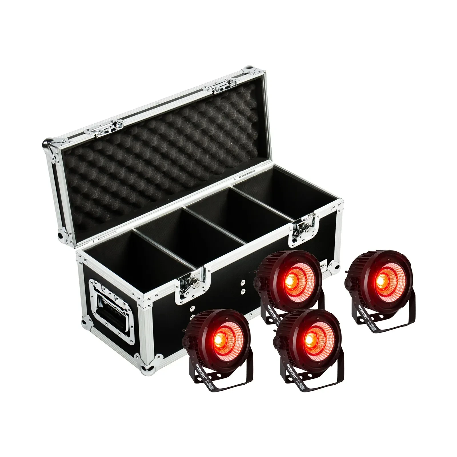 Vega PAR COB LED Set 4x 30W RGBAW DMX 30-50° Abstrahlwinkel Bühnenbeleuchtung