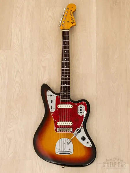 Электрогитара Fender Jaguar 1962 Vintage Reissue JG66-85 SS Sunburst w/gigbag Japan 2000