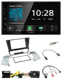 Автомагнитола Kenwood 2-DIN, Bluetooth, DAB, USB для BMW 3 Series E90/E91/E92/E93