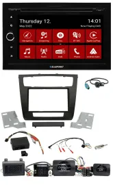 Blaupunkt 2DIN Lenkrad Bluetooth USB TMC DAB Navigation für BMW 1er Aktiv PDC au