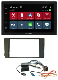 Blaupunkt MP3 Bluetooth DAB 2DIN USB Autoradio für Audi A6 01-05 C5 Quadlock