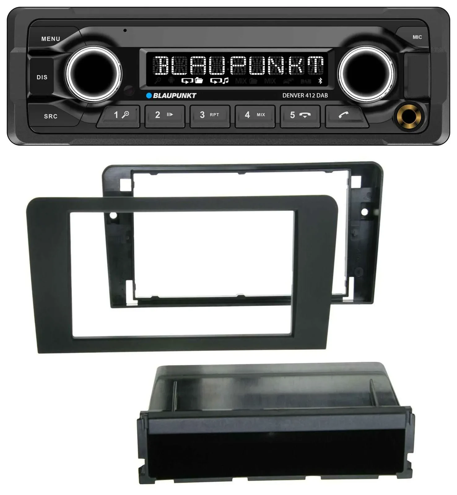 Автомагнитола для Audi A3 8P (2003–2012) Blaupunkt Bluetooth DAB USB, поддержка управления с руля, совместима с Bose