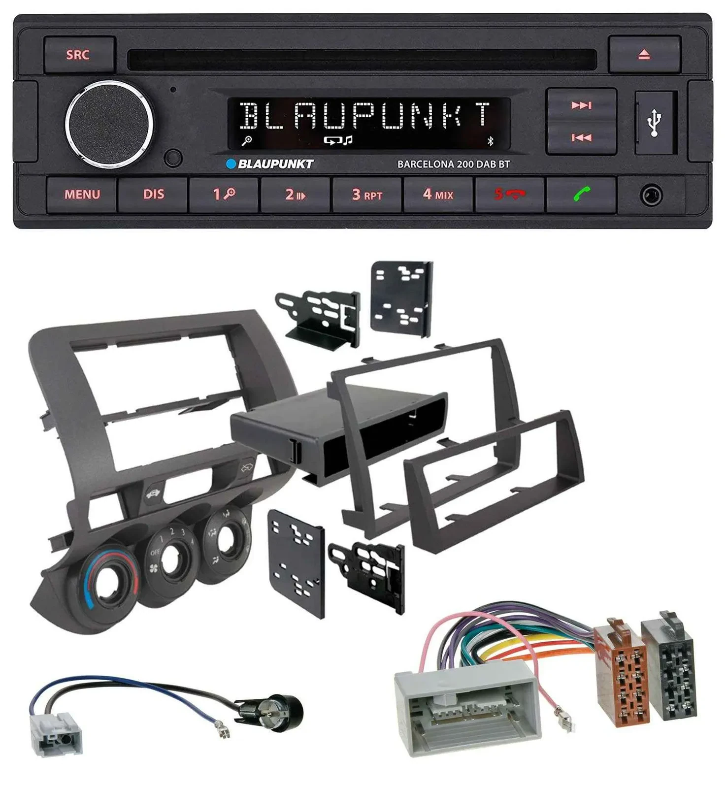 Blaupunkt USB DAB CD Bluetooth MP3 Autoradio für Honda Fit 06-07 nur US-Importe