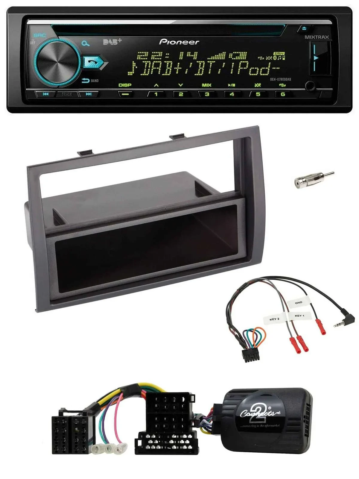 Автомагнитола для Citroen Jumper/Peugeot Boxer Pioneer DAB CD USB Bluetooth