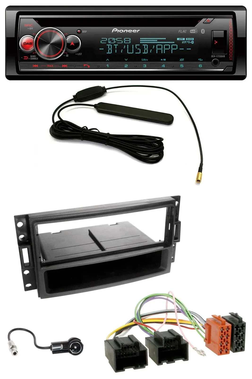 Автомагнитола для Chevrolet Corvette, Uplander (2005–2013) Pioneer USB DAB MP3 Bluetooth CD