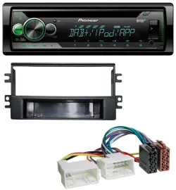 Pioneer USB MP3 DAB AUX CD Autoradio für Kia Carens (ab 2007)