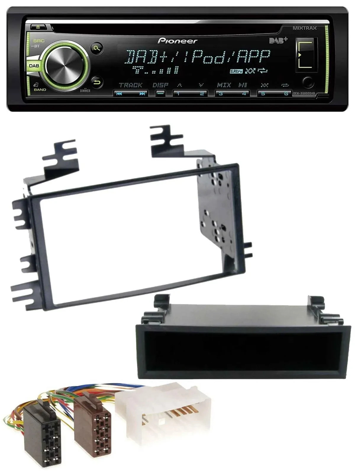 Pioneer DAB USB MP3 AUX CD Autoradio für Kia Rio Hyundai Accent 2006-2011