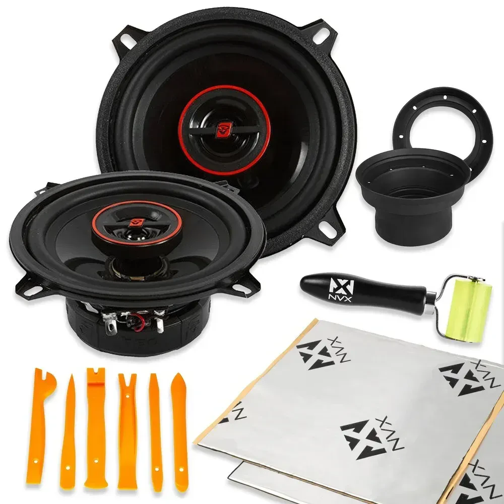 Динамики автомобильные коаксиальные Cerwin-Vega H752 5.25" 90W (набор, пара) с установочным комплектом NVX 5.25"