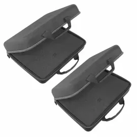 Professional Premium Padded Shell DJ Lighting Audio Utility Cases Pair