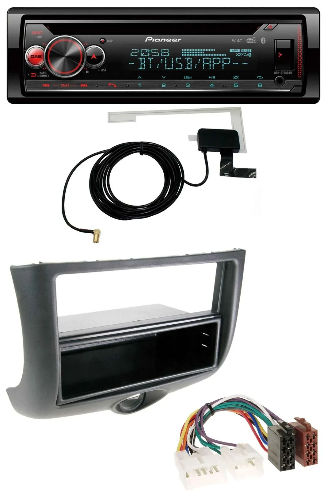 Автомагнитола для Toyota Yaris (1999–2003) Pioneer DAB, CD, MP3, USB, Bluetooth