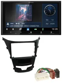 Kenwood Bluetooth 2DIN USB DAB MP3 Autoradio für SSangYong Korando ab 2013