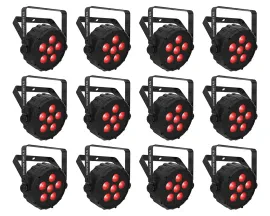Прибор смены цвета Chauvet DJ SLIMPAR T6 BT ILS D-Fi USB DMX RGB LED (12 штук)