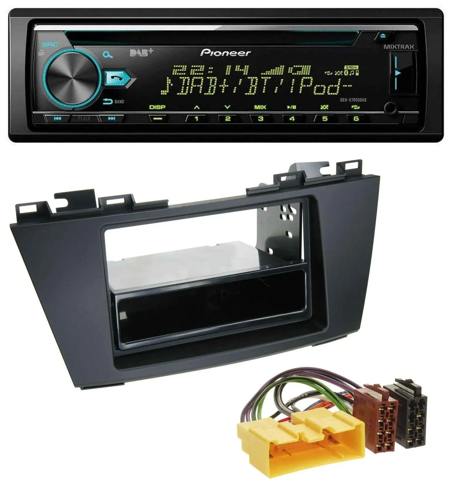Автомагнитола для Mazda 5 (с 2010) Pioneer DAB, CD, USB, Bluetooth, MP3