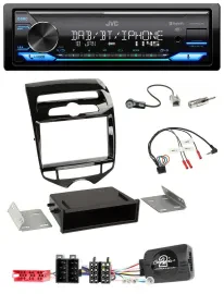 JVC Bluetooth DAB USB Lenkrad Autoradio für Hyundai ix20 ab 2010 autom. Klima