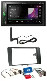 Автомагнитола Pioneer 2DIN DAB Bluetooth AUX MP3 для Audi A3 8P (2003–2006)