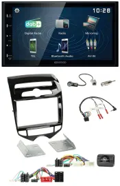 Автомагнитола для Hyundai ix20 (с 2010) Kenwood 2DIN, Bluetooth, USB, DAB, поддержка управления на руле