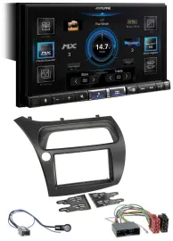 Автомагнитола для Honda Civic (2006–2012) Alpine 2-DIN DAB USB Bluetooth MP3