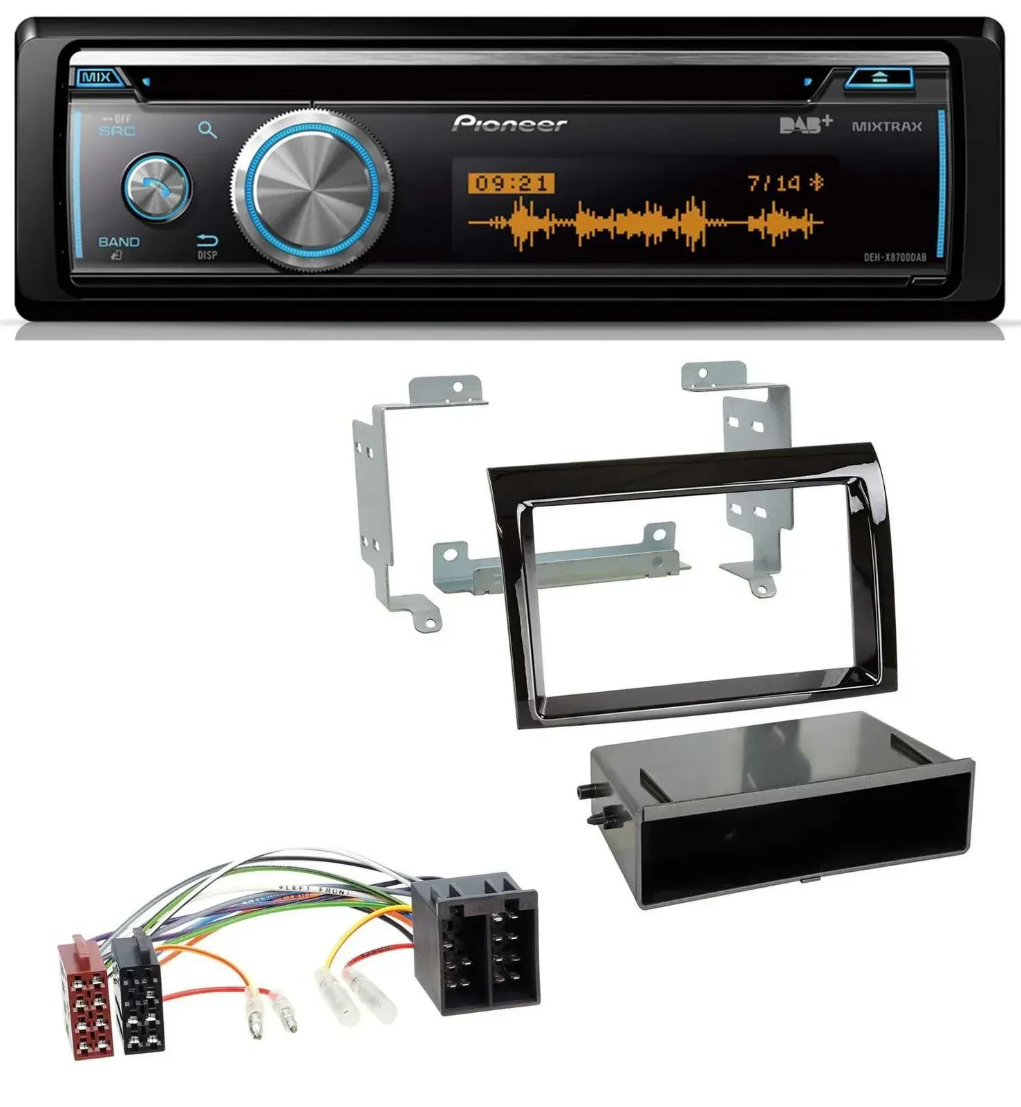 Автомагнитола для Fiat Ducato / Citroën Jumper 2006–2011 Pioneer MP3, DAB, USB, CD, Bluetooth