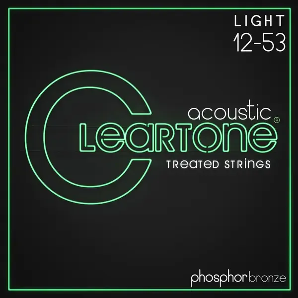 Струны для акустической гитары Cleartone 7412 Phosphor Bronze 12-53
