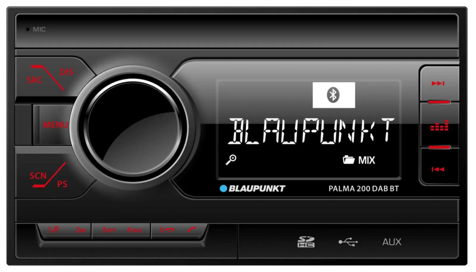 Blaupunkt Palma 200 DAB BT Doppel-DIN MP3-Autoradio DAB Bluetooth USB SD AUX-IN